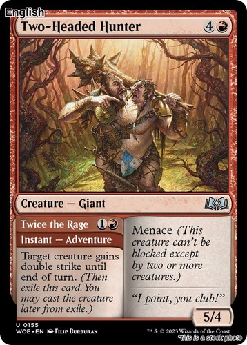 Two headed hunter woe - hunter, [woe